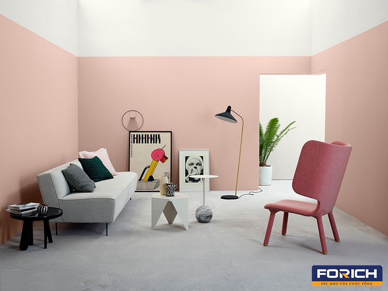 Những màu sơn đẹp dành cho phòng khách - Forich.vn