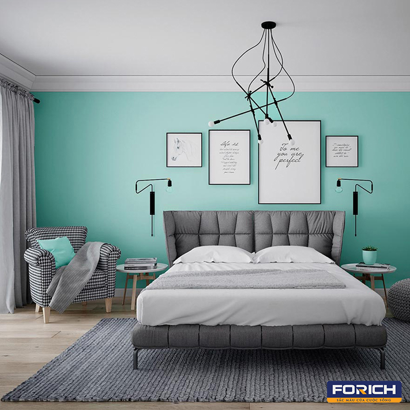 Những màu sơn đẹp dành cho phòng ngủ - Forich.vn