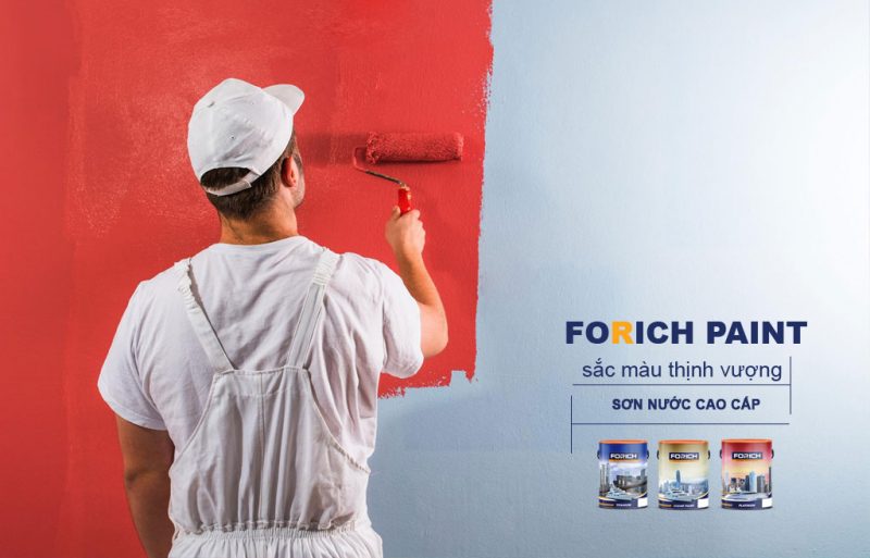 Kỹ thuật thi công sơn tường nhà đúng - chuẩn - Forich.vn