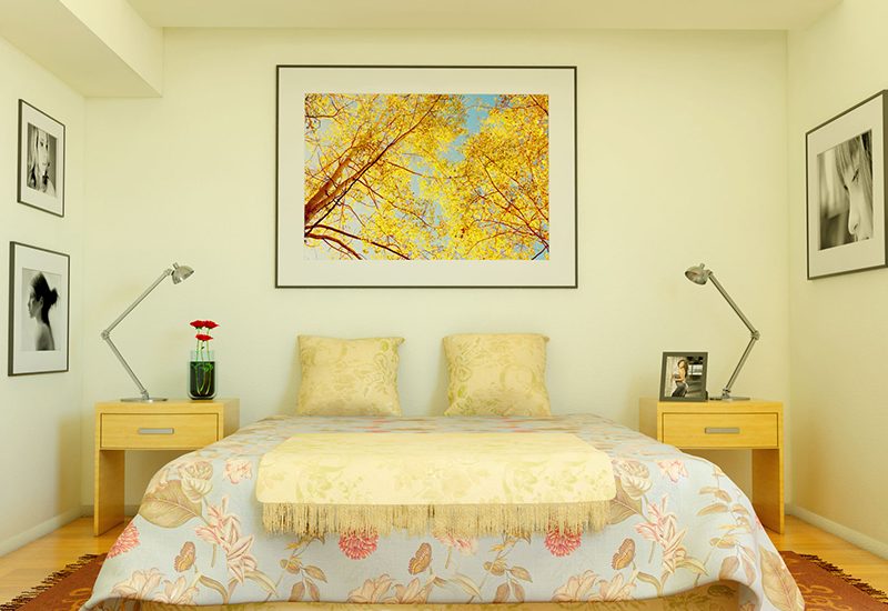 Sơn phòng ngủ đẹp sử dụng màu vàng nhạt - Forich.vn