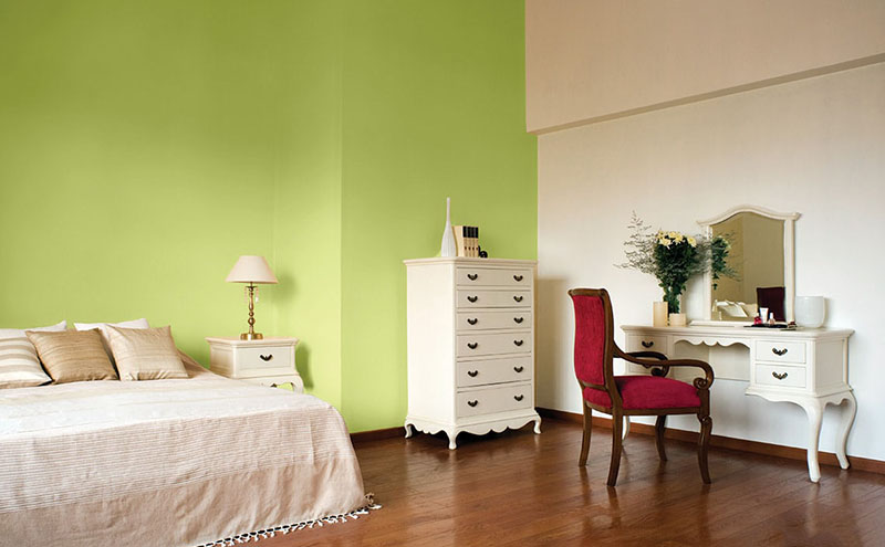 Tươi mát với màu xanh lá cây cho phòng ngủ - Forich.vn
